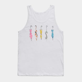 Umbrella Cats Tank Top